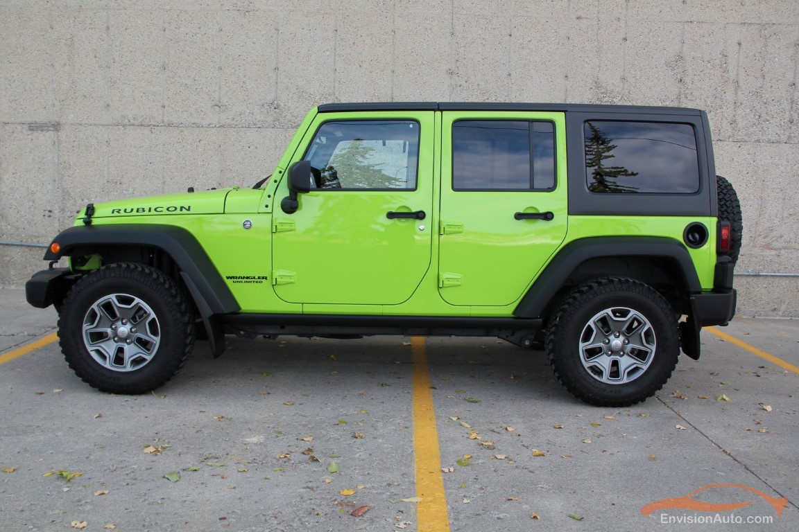 2013 Jeep Wrangler Unlimited Rubicon Gecko Green