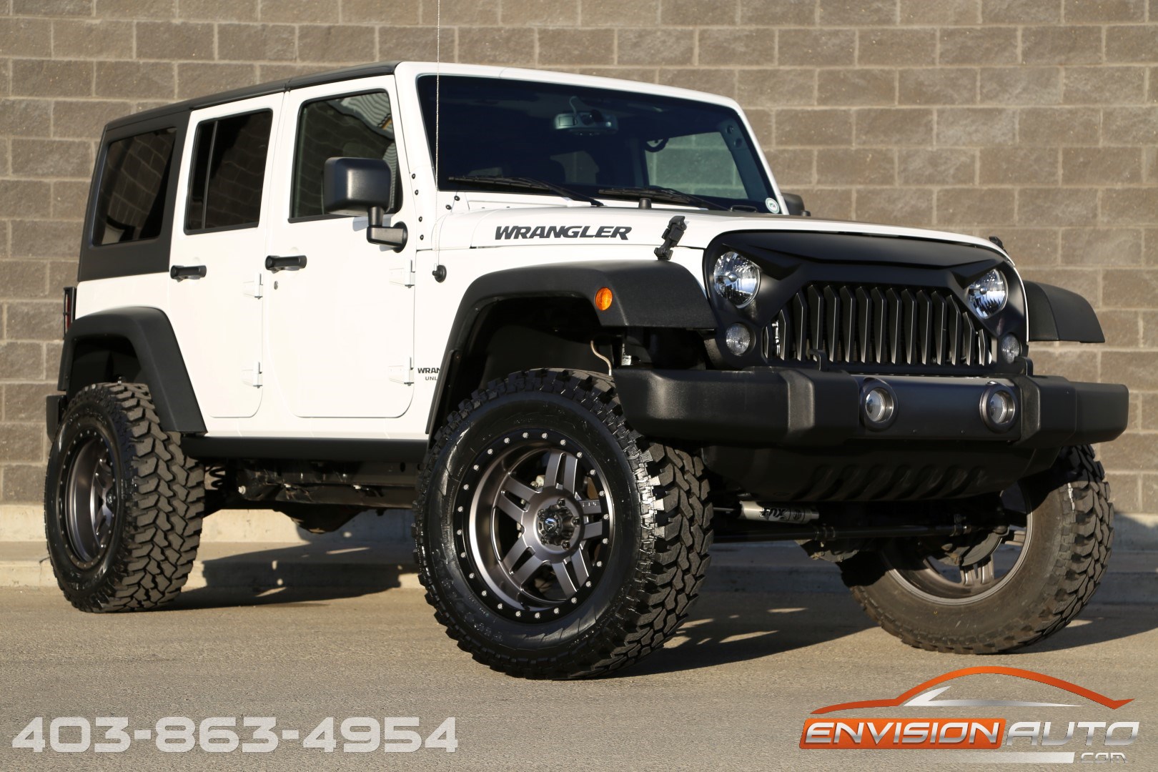 2017 JEEP WRANGLER UNLIMITED JK \ BIG BEAR EDITION \ 4IN LIFT \ FOX SHOCKS  \ VADAR GRILLE - Envision Auto